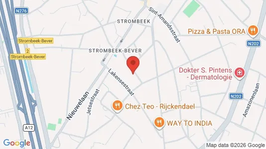 Apartments for rent i Grimbergen - kort over placeringen