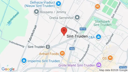 Apartments for rent i Sint-Truiden - kort over placeringen