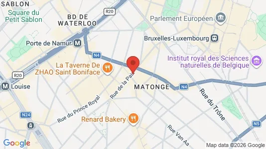 Apartments for rent i Brussels Elsene - kort over placeringen