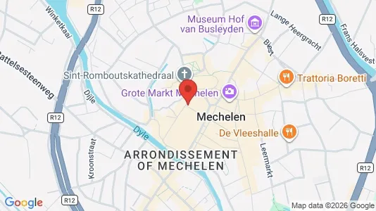 Apartments for rent i Mechelen - kort over placeringen