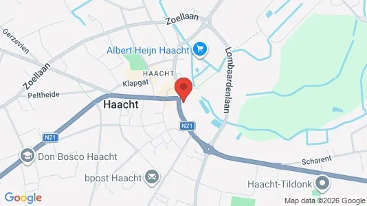 Apartments for rent i Haacht - kort over placeringen