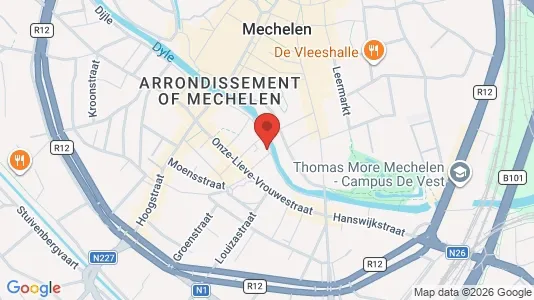 Apartments for rent i Mechelen - kort over placeringen
