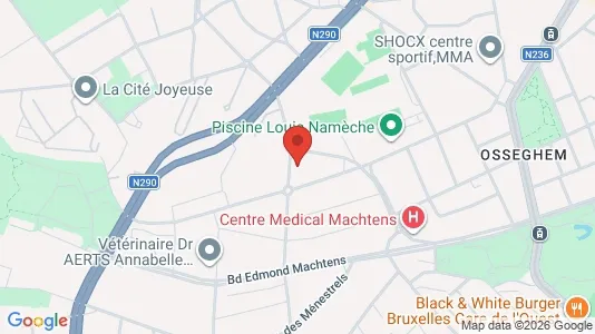 Apartments for rent i Brussels Sint-Jans-Molenbeek - kort over placeringen