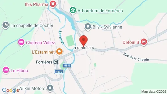Apartments for rent i Nassogne - kort over placeringen