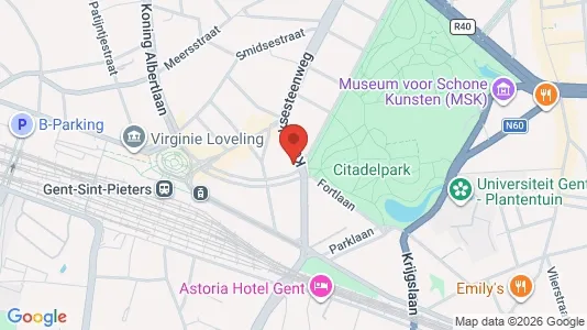 Apartments for rent i Stad Gent - kort over placeringen
