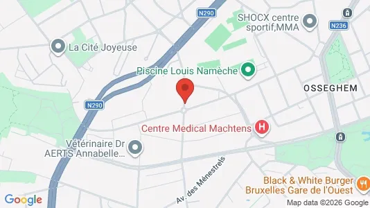 Apartments for rent i Brussels Sint-Jans-Molenbeek - kort over placeringen