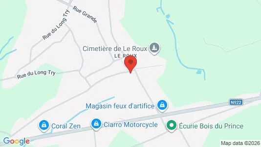 Apartments for rent i Fosses-la-Ville - kort over placeringen