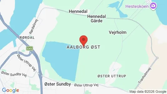 Apartments for rent i Aalborg Øst - kort over placeringen