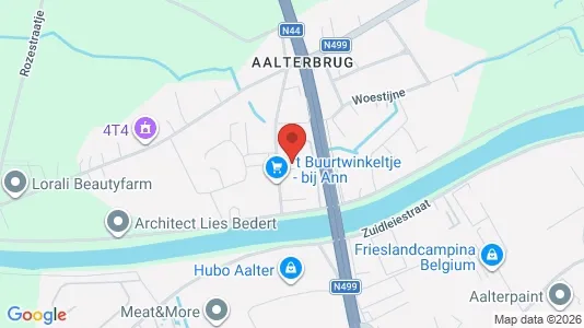 Apartments for rent i Aalter - kort over placeringen