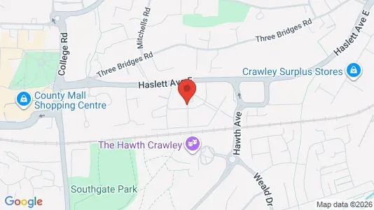 Apartments for rent i Crawley - West Sussex - kort over placeringen