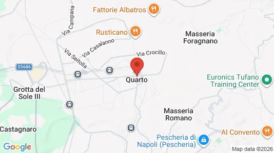 Apartments for rent i Quarto - kort over placeringen
