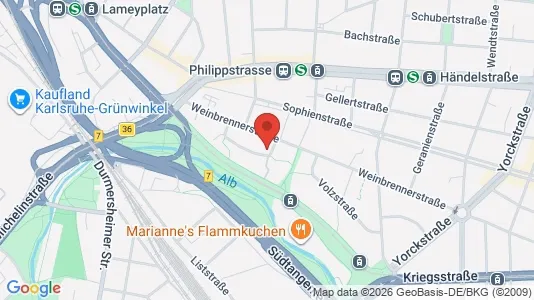 Apartments for rent i Neustadt an der Weinstraße - kort over placeringen