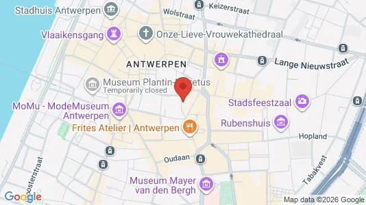 Apartments for rent i Stad Antwerp - kort over placeringen