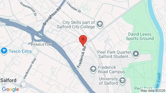 Apartments for rent i Salford - Lancashire - kort over placeringen