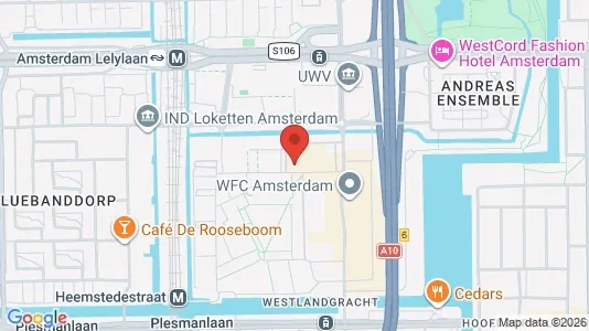 Apartments for rent i Amsterdam Slotervaart - kort over placeringen
