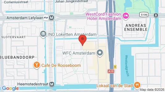 Apartments for rent i Amsterdam Slotervaart - kort over placeringen