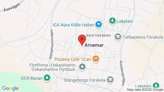Apartments for rent i Oskarshamn - kort over placeringen