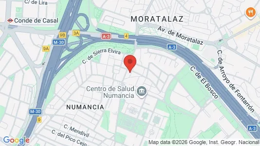 Apartments for rent i Madrid Puente de Vallecas - kort over placeringen