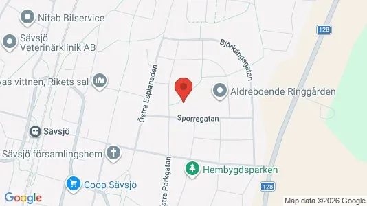 Apartments for rent i Sävsjö - kort over placeringen