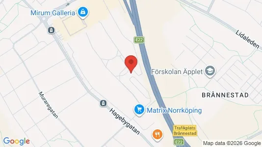 Apartments for rent i Norrköping - kort over placeringen