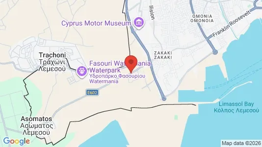 Apartments for rent i Tserkez Tsiftlik (Tserkezoi) - kort over placeringen
