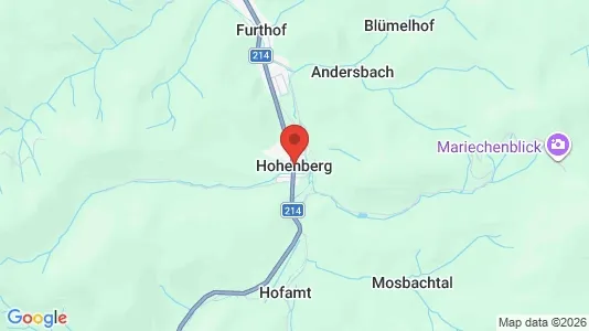 Rooms for rent i Hohenberg - kort over placeringen