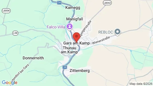Apartments for rent i Gars am Kamp - kort over placeringen