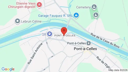 Apartments for rent i Pont-à-Celles - kort over placeringen