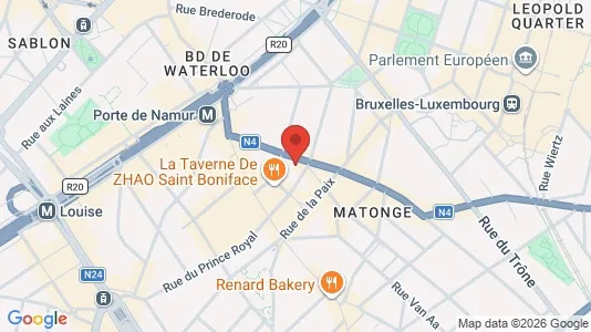 Apartments for rent i Brussels Elsene - kort over placeringen