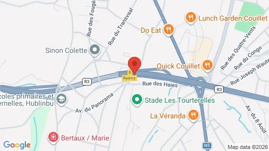 Apartments for rent i Charleroi - kort over placeringen