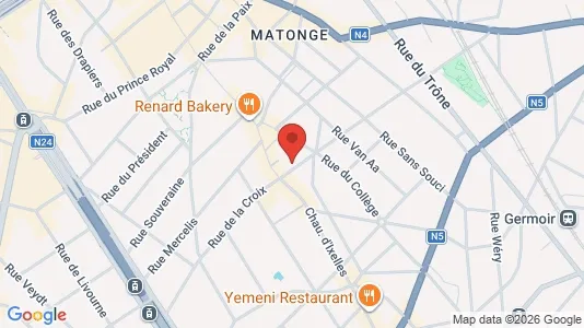 Apartments for rent i Brussels Elsene - kort over placeringen