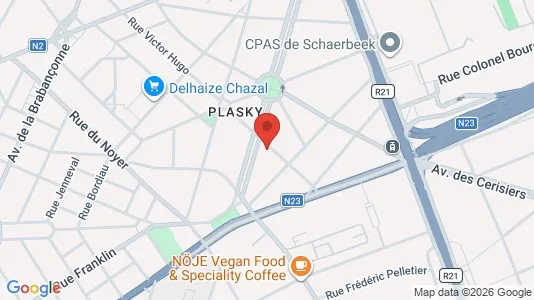 Apartments for rent i Brussels Schaarbeek - kort over placeringen