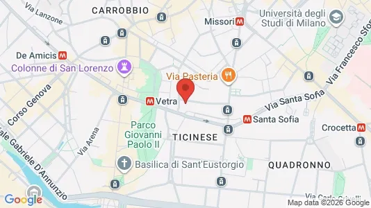 Rooms for rent i Milano Zona 1 - Centro storico - kort over placeringen