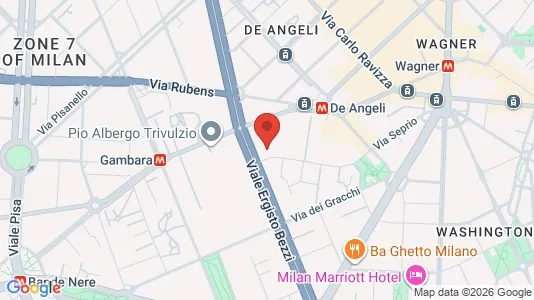 Rooms for rent i Milano Zona 6 - Barona, Lorenteggio - kort over placeringen