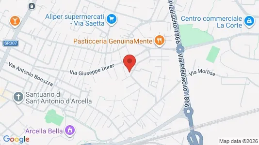 Rooms for rent i Padua - kort over placeringen