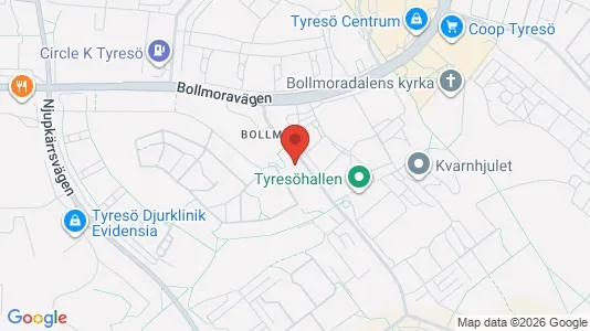 Apartments for rent i Tyresö - kort over placeringen