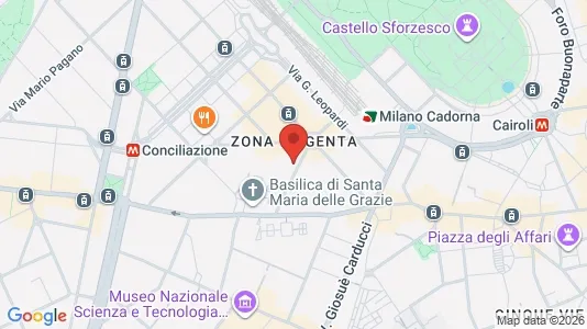 Rooms for rent i Milano Zona 1 - Centro storico - kort over placeringen