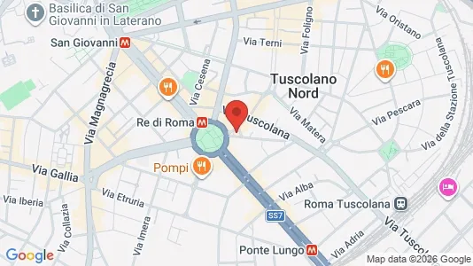 Apartments for rent i Roma Municipio VII – Appio-Latino/Tuscolano/Cinecittà - kort over placeringen