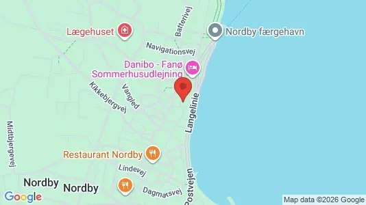 Apartments for rent i Fanø - kort over placeringen