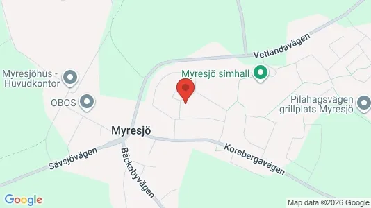 Apartments for rent i Vetlanda - kort over placeringen
