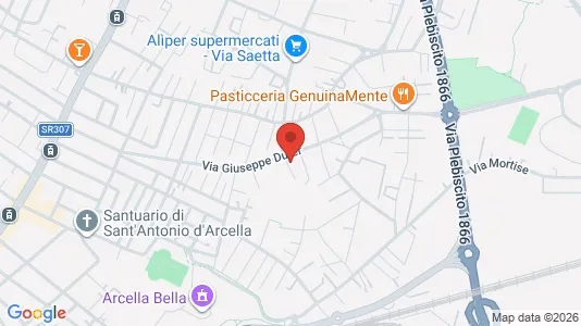Rooms for rent i Padua - kort over placeringen