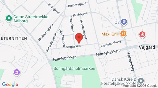 Apartments for rent i Aalborg Center - kort over placeringen