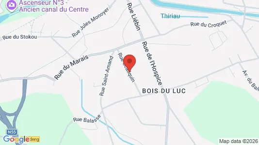 Apartments for rent i La Louvière - kort over placeringen