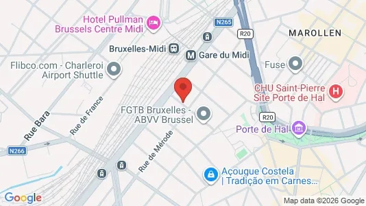Apartments for rent i Brussels Sint-Gillis - kort over placeringen