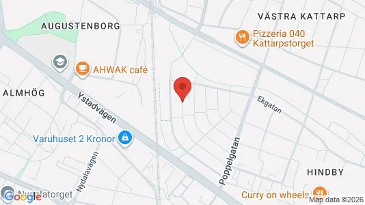 Apartments for rent i Rosengård - kort over placeringen