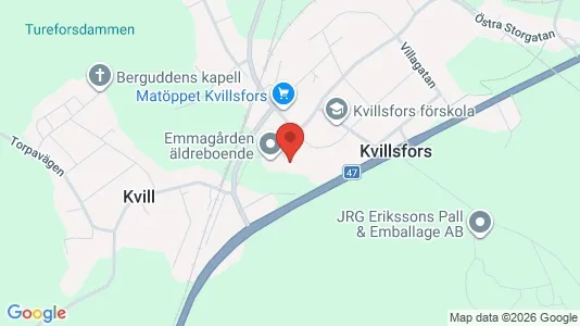 Apartments for rent i Vetlanda - kort over placeringen