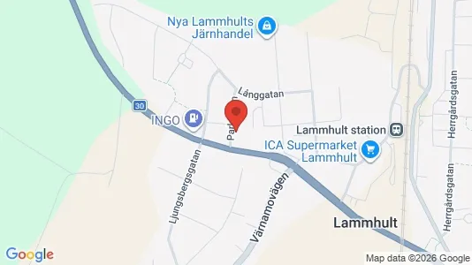 Apartments for rent i Växjö - kort over placeringen