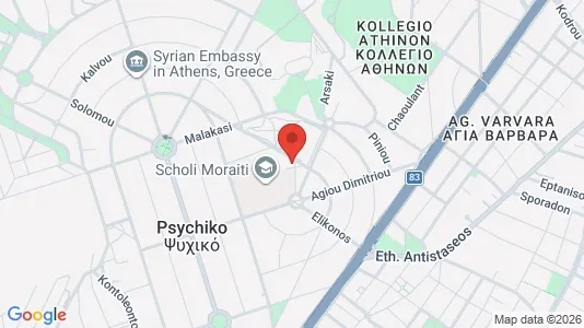 Apartments for rent i Psychiko - kort over placeringen