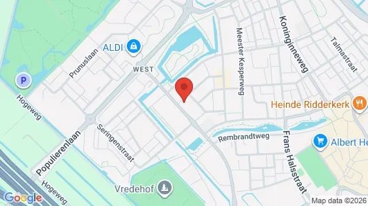 Apartments for rent i Ridderkerk - kort over placeringen