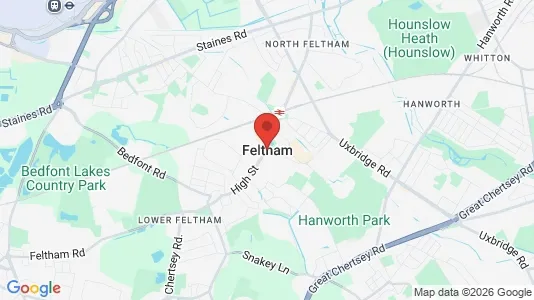 Apartments for rent i Feltham - Middlesex - kort over placeringen